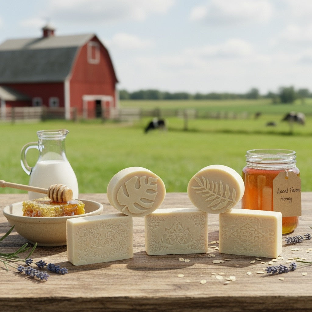 Milk and Honey Soap - Unscented Single Bar